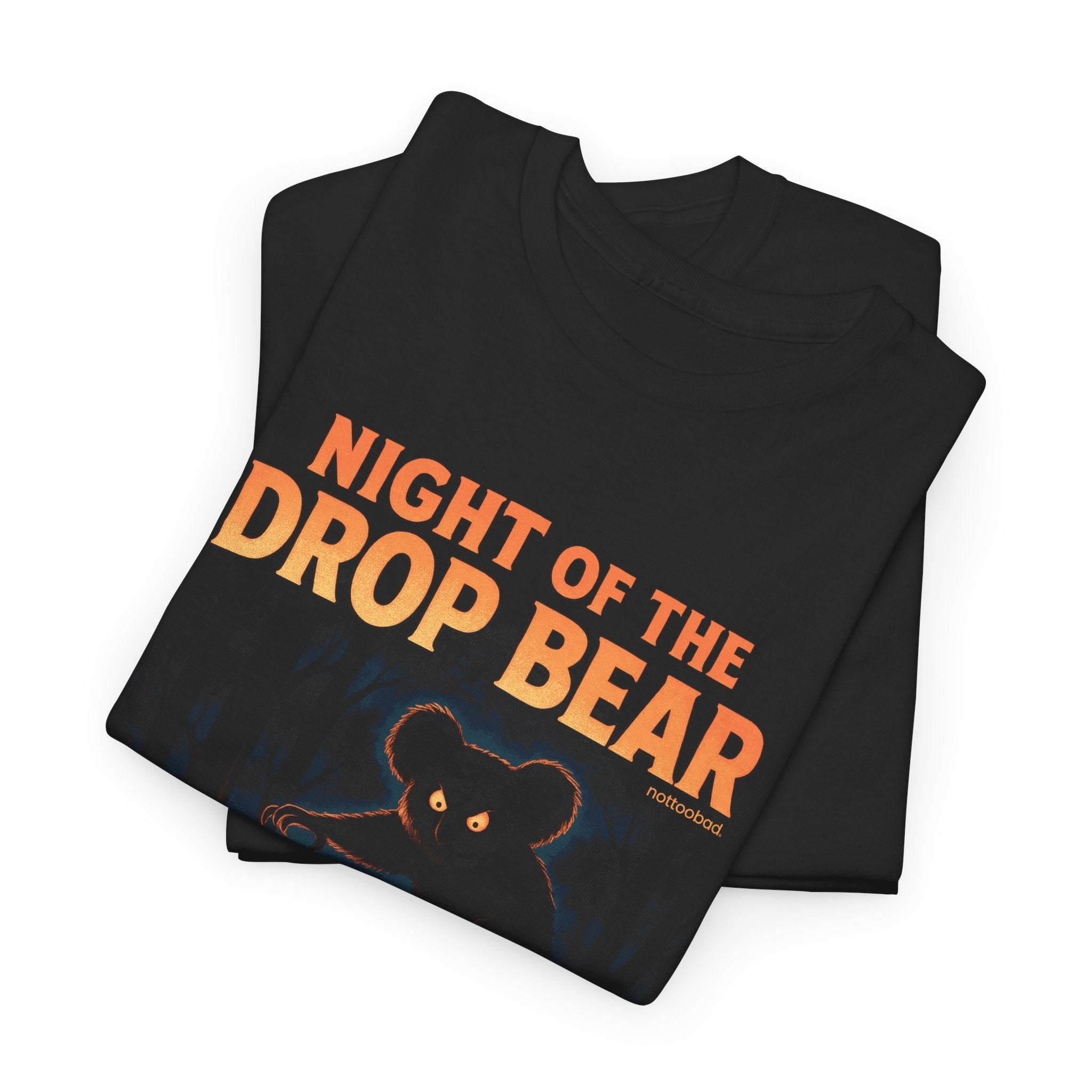 Night of the Drop Bear Tee – nottoobad® Cotton T-Shirt