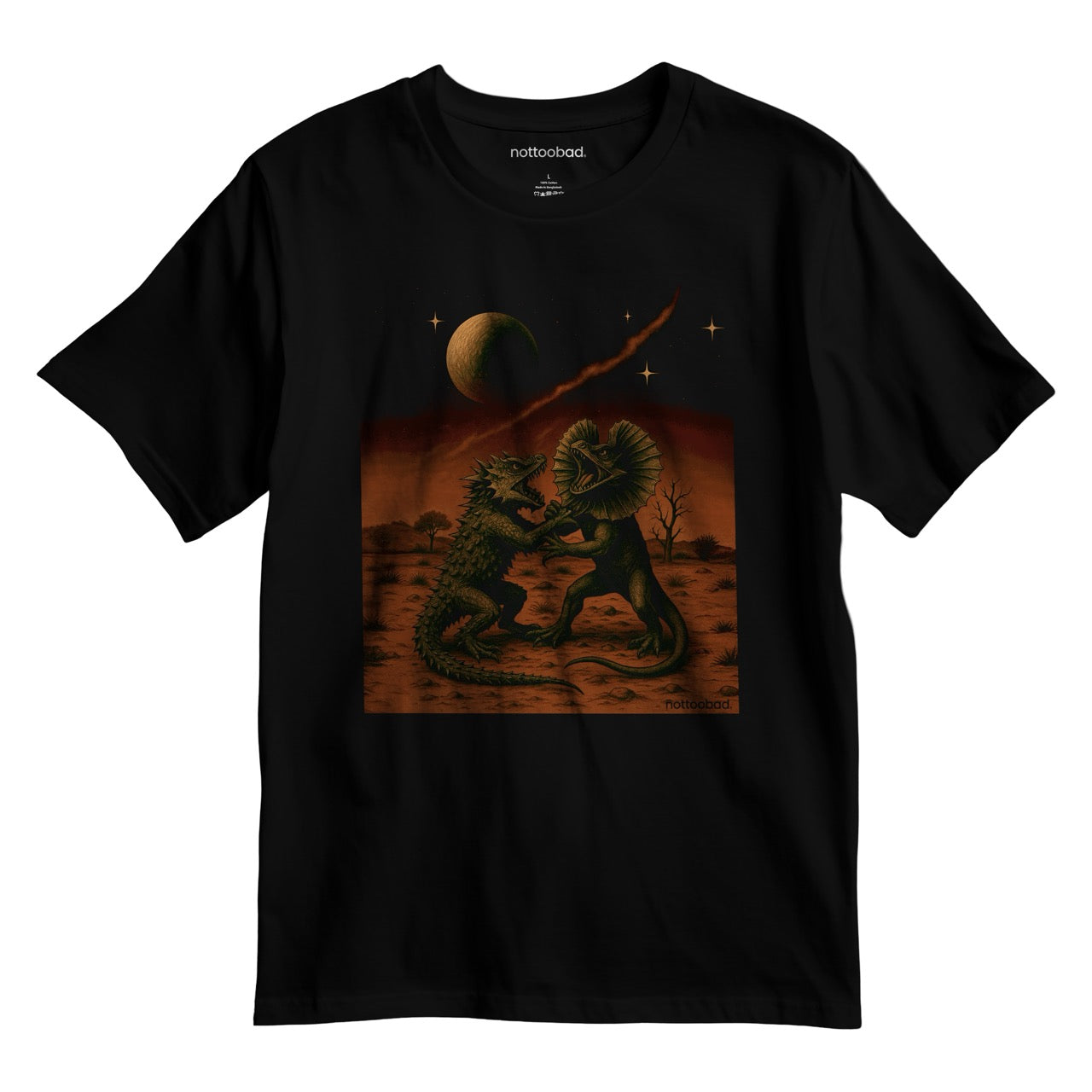 Outback Battle – nottoobad® Cotton T-Shirt