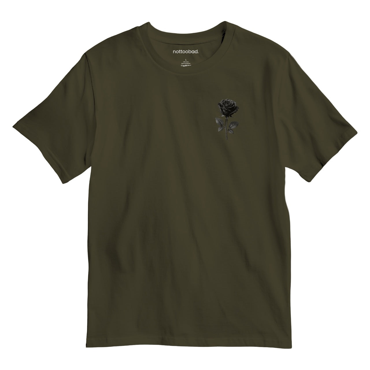 Dark Rose Mood – nottoobad® Cotton T-Shirt