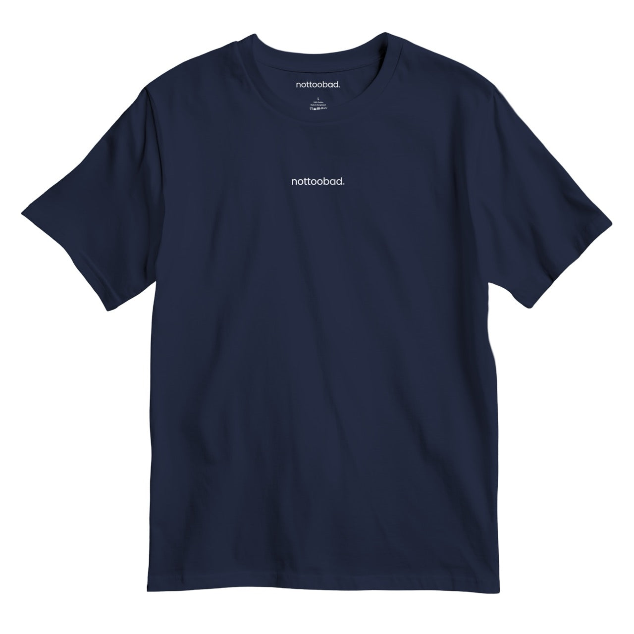 nottoobad® Chest Logo Classic Tee – nottoobad® Cotton T-Shirt
