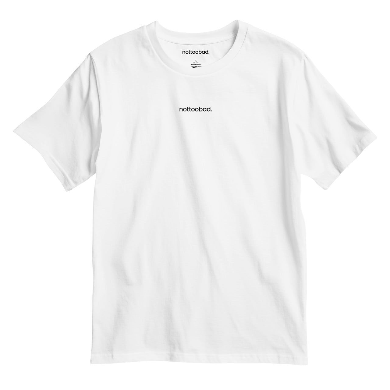 nottoobad® Chest Logo Classic Tee – nottoobad® Cotton T-Shirt