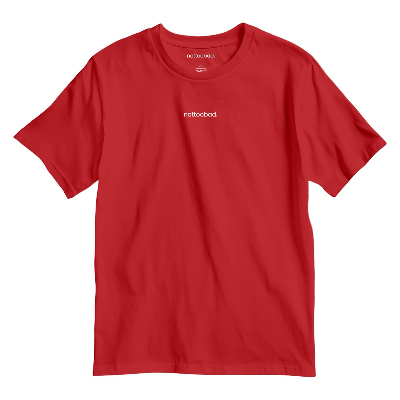 nottoobad® Chest Logo Classic Tee – nottoobad® Cotton T-Shirt