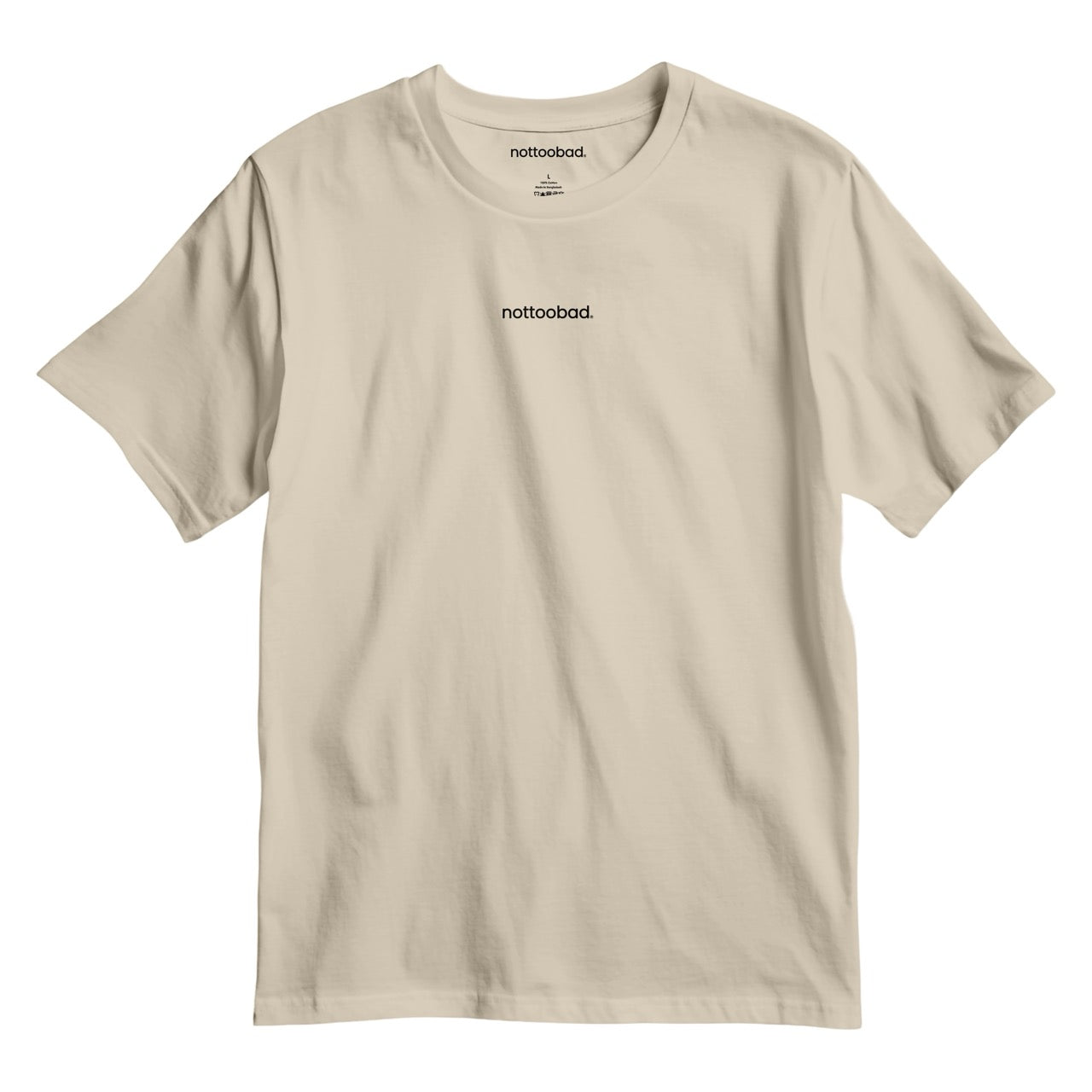 nottoobad® Chest Logo Classic Tee – nottoobad® Cotton T-Shirt