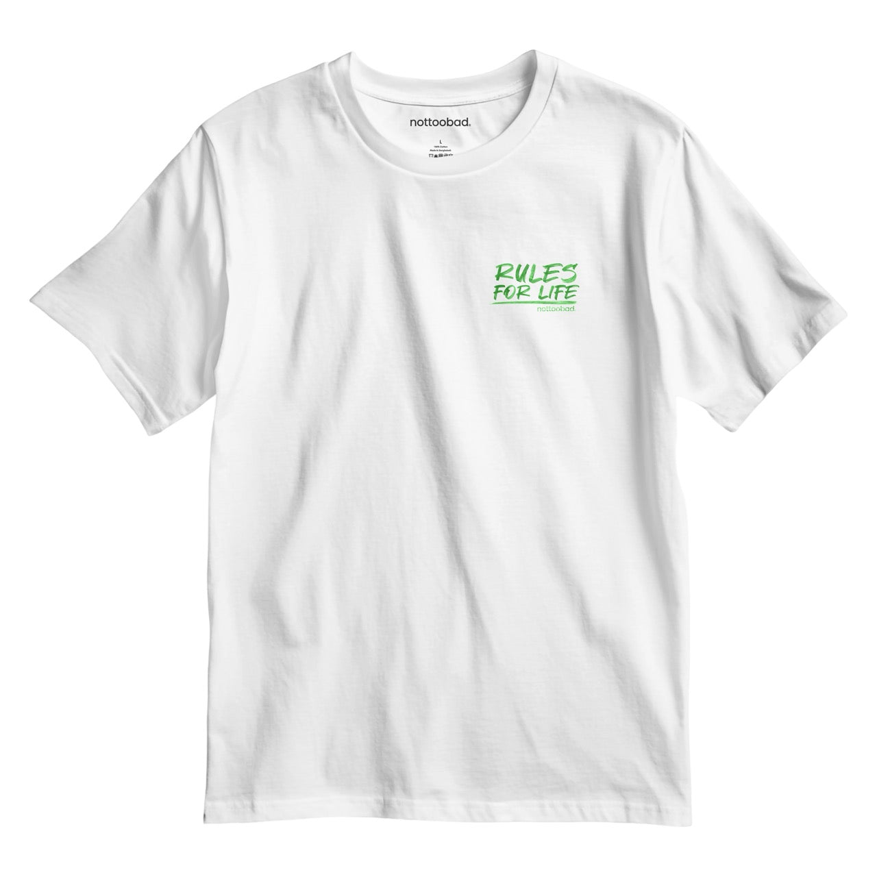 Rules For Life Tee – nottoobad® Cotton T-Shirt