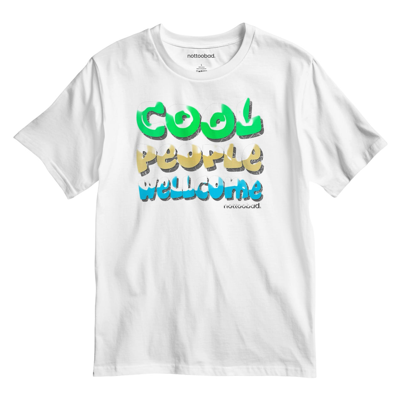 Cool People Welcome – nottoobad® Cotton T-Shirt