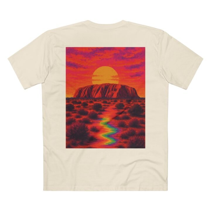 Uluru Vivid Sunset – nottoobad Heavy Weight Cotton T-Shirt - Image 8