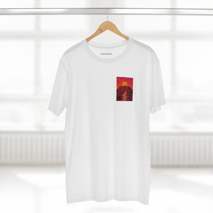 Uluru Vivid Sunset – nottoobad Heavy Weight Cotton T-Shirt - Image 6