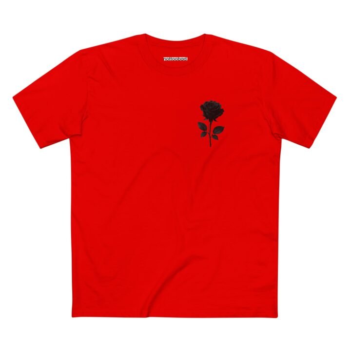 Dark Rose Mood – nottoobad Heavy Weight Cotton T-Shirt - Image 5
