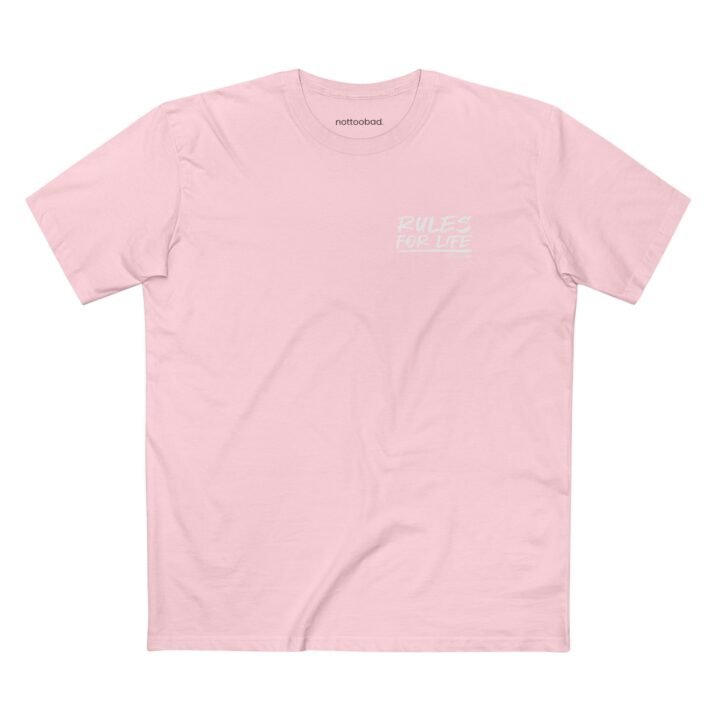 Follow your Rules for Life. – nottoobad Heavy Weight Cotton T-Shirt - Image 7