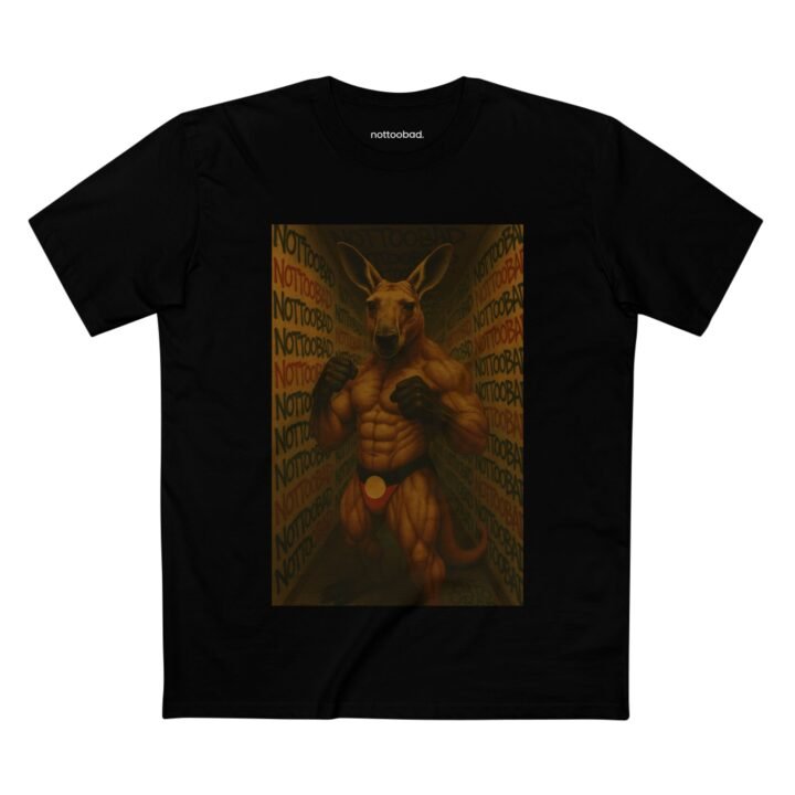 GymRat Aussie – nottoobad Heavy Weight Cotton T-Shirt
