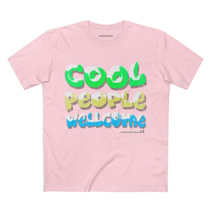 Cool People Welcome – nottoobad Heavy Weight Cotton T-Shirt - Image 7