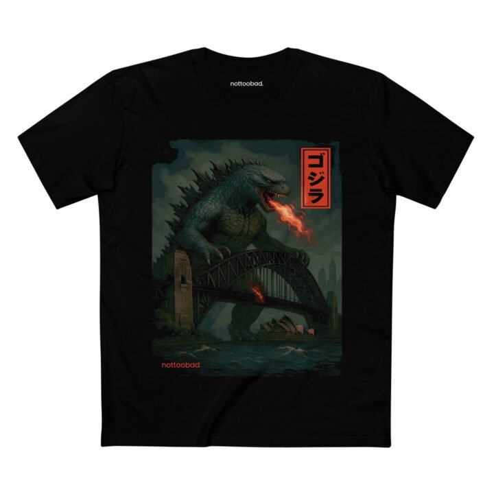 Godzilla in Sydney – nottoobad Heavy Weight Cotton T-Shirt
