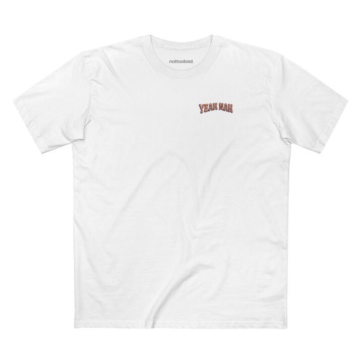 Yeah Nah Energy Tee – nottoobad Heavy Weight Cotton T-Shirt