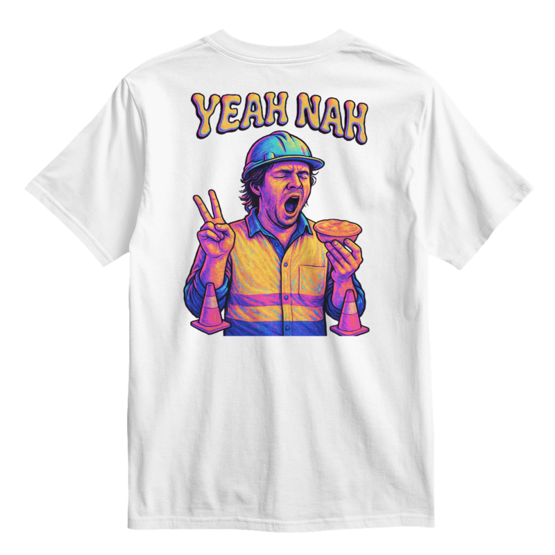 yeah nah energy tee – nottoobad heavy weight cotton t shirt