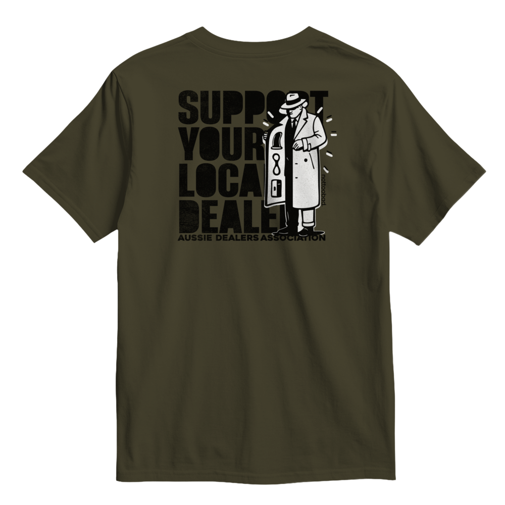 support the locals – nottoobad heavy weight cotton t shirt