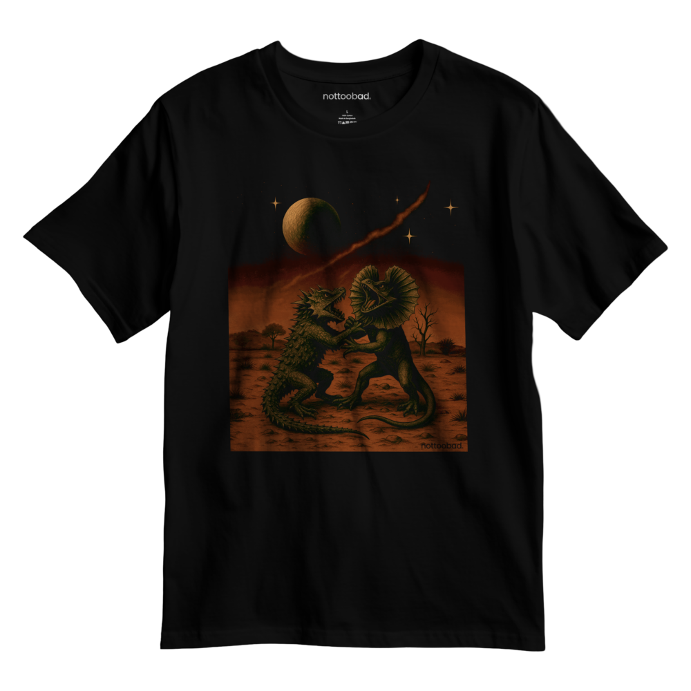 outback battle – nottoobad heavy weight cotton t shirt