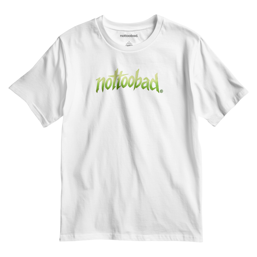 nottoobad® “electric scribble” tee – nottoobad heavy weight cotton t shirt