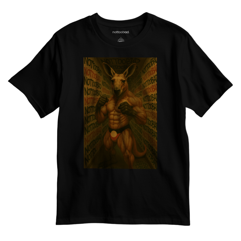 gymrat aussie – nottoobad heavy weight cotton t shirt